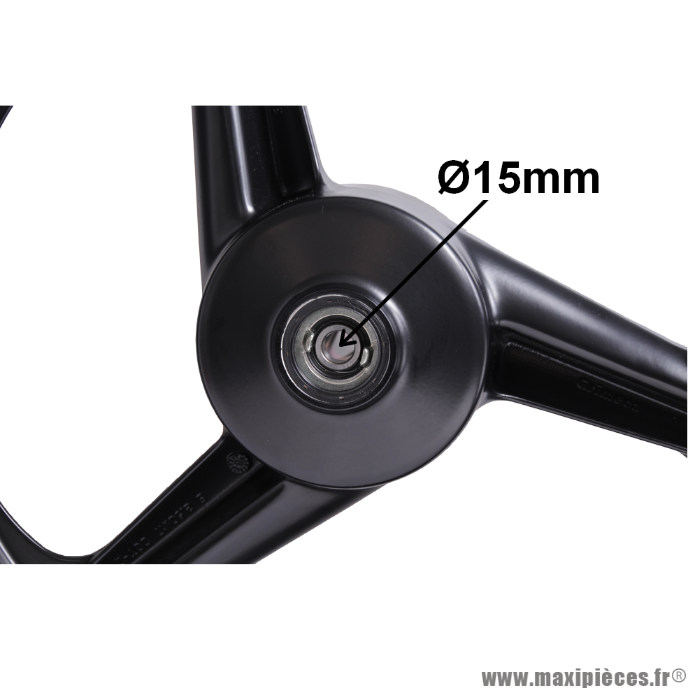 Paire de roues/jantes Neuves Grimeca 17P avant et arrière alu noir pour moto Conti RX356, Metrakit mini GP XL copa , Derbi... *Déstockage !