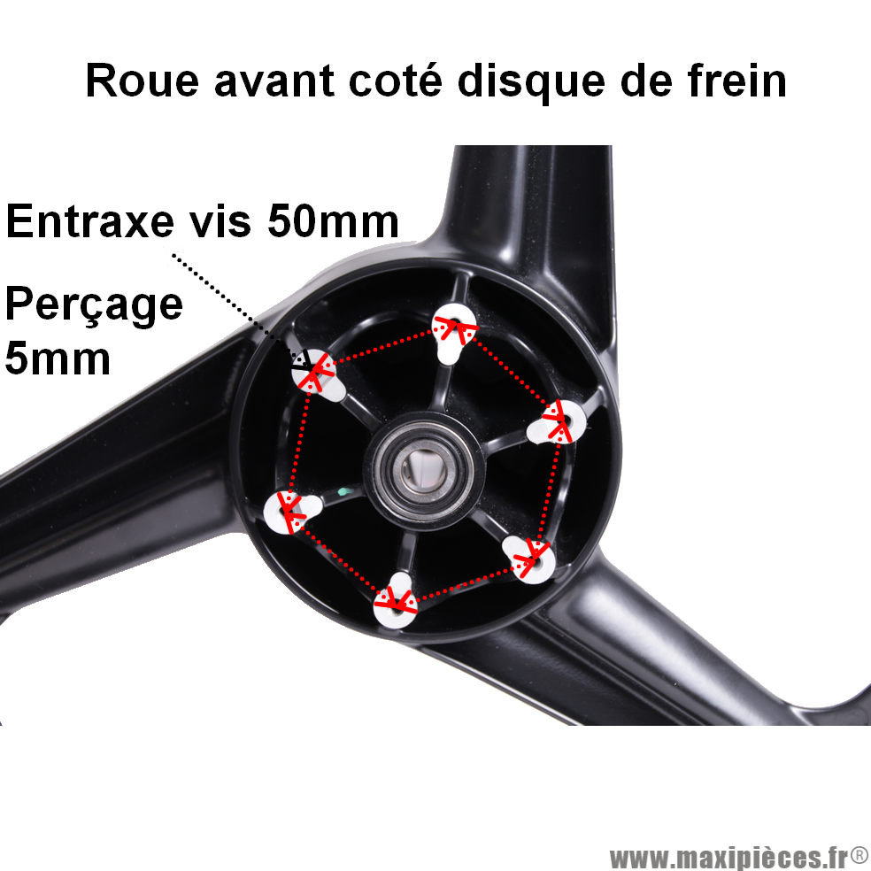 Paire de roues/jantes Neuves Grimeca 17P avant et arrière alu noir pour moto Conti RX356, Metrakit mini GP XL copa , Derbi... *Déstockage !