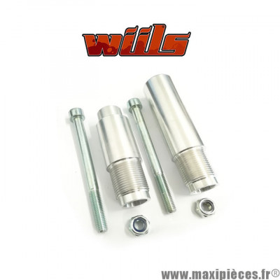 fixation de tampon Wiils pour HONDA 900cc HORNET de 2002 (la paire) *Déstockage !