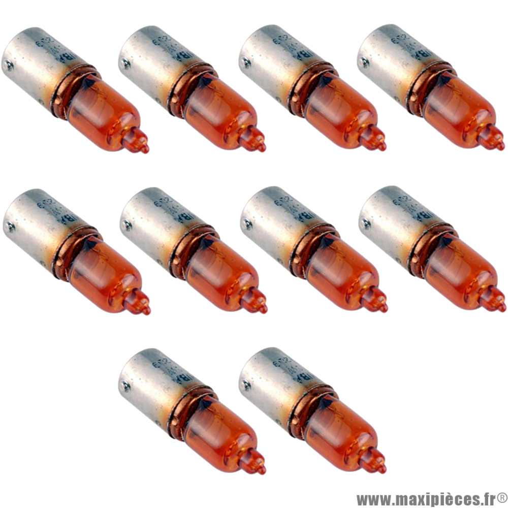 Ampoule Tun'R BA15S 6 LEDs Clignotant 12V 10W Orange - Pièces