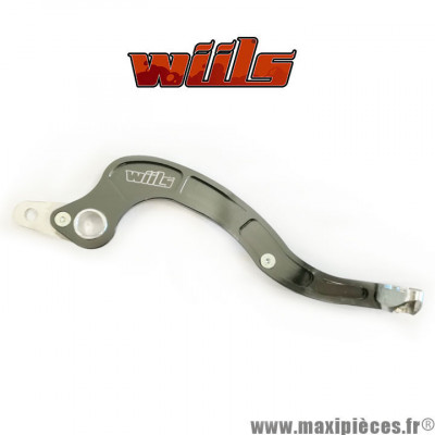 Pédale de frein CNC Wiils pour motocross SUZUKI 250/450 RM-Z - TITANE *Déstockage !