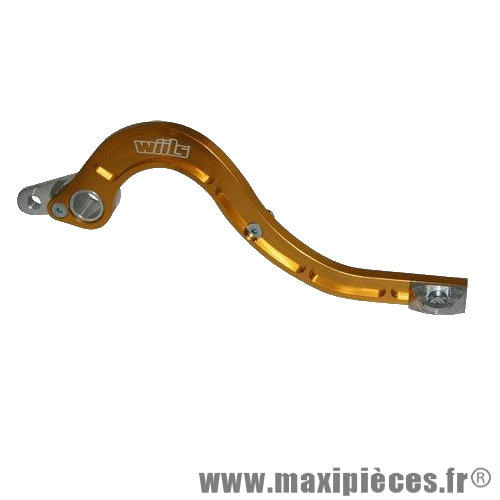 Pédale de frein Wiils motocross pour SUZUKI RMZ / KAWASAKI KLX KXF 250 450 anodisé OR *Déstockage !