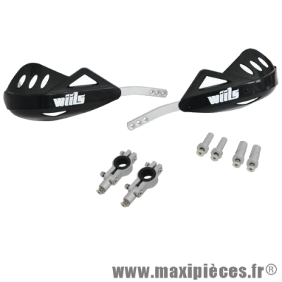 Protèges-mains motocross / quad / enduro Wiils universels 22 et 28mm *Déstockage !