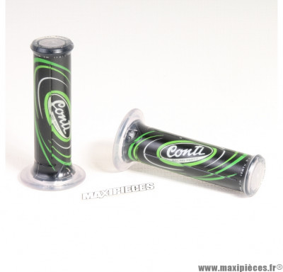 Paire de revêtements de poignées Conti noir / vert * Déstockage !