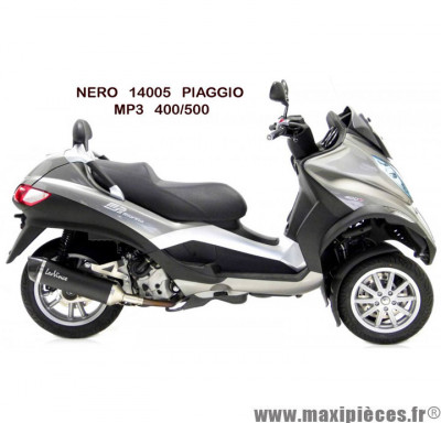 Silencieux Leovince SBK Nero pour maxiscooter Piaggio MP3 400/500 * Prix spécial !