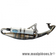 Pot d'échappement Polini For race 2 pour scooter Mbk nitro ovetto mach g Yamaha aerox neos jog * Déstockage !