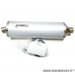 Silencieux seul d’échappement Giannelli Slip-On MAXI-OVAL alu Yamaha FZS 1000 FAZER 2001/2005 *Déstockage !