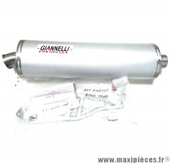 Silencieux seul d’échappement Giannelli Slip-On MAXI-OVAL alu Kawasaki ZX-9R 2000/2001 *Déstockage !