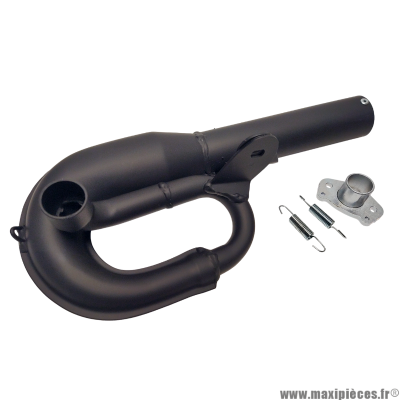 Pot d'échappement Simonini Anaconda V2 (50044) noir adaptable pour cyclomoteur Peugeot 103 vogue rcx spx clip sp mvl * Déstockage !