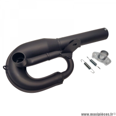 Pot d'échappement Simonini Anaconda V2 (50044) noir adaptable pour cyclomoteur Peugeot 103 vogue rcx spx clip sp mvl * Déstockage !