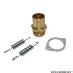 Kit adaptateur bride d'échappement à visser Simonini serpentin anaconda (50144/50044) adaptable pour cylindre Peugeot 103/104/105 * Déstockage !