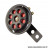 Avertisseur klaxon 12 volts noir/rouge universel (diamètre 66mm) pour scooter cyclomoteur moto 50 à boite quad et autres * Prix spécial !