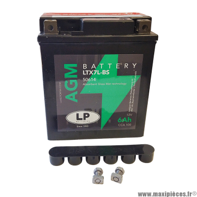 Batterie Landport (50614) LTX7L-BS 12V 6Ah CCA 100 technologie agm (livré sans acide) * Déstockage !