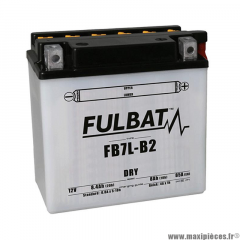 Batterie Fulbat FB7L-B2 12V 8Ah 85EN (livré sans acide) * Déstockage !