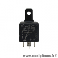 Relais clignotant/commutateur électromagnétique 12V/40A-15A origine Piaggio 125/250/400/500 X-9 x-evo porter,Gilera gp 800, aprilia 850 srv *Déstockage !