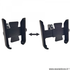 Support téléphone universel largeur réglable en plastique noir fixation au guidon * Déstockage !