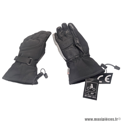 Gants hiver homme Beefy Louis noir taille S * Déstockage !