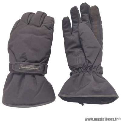 Gants automne-hiver marque Tucano Urbano homme password CE noir étanche taille 8.5/M (compatible écran tactile) * Déstockage !