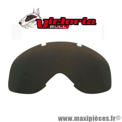 Écran pour Masque/Lunette cross Victoria Bull fumé *Déstockage !