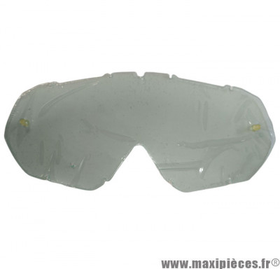 Écran clair pour Masque/Lunette cross SHOT - CREED/VOLT/CHASE/STEEL/YH-16 *Déstockage !