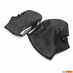 Manchon scooter/cyclo marque Shad en simili cuir, néoprène et doublure thermique en polyester * Déstockage !