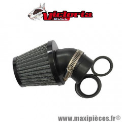 Filtre à air type KN Victoria Bull noir D.35/28mm * Déstockage !