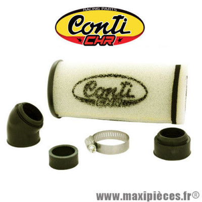 Filtre à air en mousse CONTI CHR avec réducteur D.35/28mm * Déstockage !