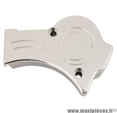 Cache / carter / couvercle de pompe a huile chrome pour 50 a boite derbi senda * Déstockage !