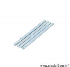 Jeu de 4 goujons de cylindre M7 x 113mm (pas = 1.00) pour moteur minarelli am6 Aprilia, Beta, Fantic, Malaguti, Mbk, Peugeot, Rieju, Sherco, Yamaha * Déstockage !