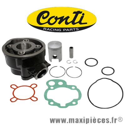 Kit cylindre fonte complet Conti origin pour moteur minarelli am6 Aprilia rs, Beta rr, Mbk xlimit, Rieju smx, Yamaha dtr *Déstockage !