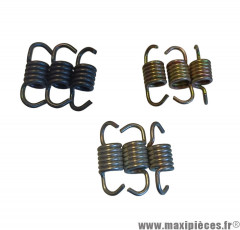 3 jeux de 3 ressorts d'embrayage renforcé pour scooter mbk nitro, booster / yamaha bws, aerox / peugeot speedfight, tkr / piaggio typhoon, nrg / gilera stalker, runner diam 107 * Déstockage !