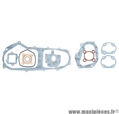 KIT JOINT MOTEUR TYPE ORIGINE RMS POUR SCOOTER : MBK 50 NITRO/YAMAHA 50 AEROX/APRILIA 50 SR LIQUIDE/MALAGUTI 50 F12 LIQUIDE (POCHETTE COMPLÈTE) * Déstockage !