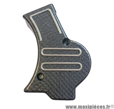 Cache / Carter de pompe a huile imitation carbone tressé pour derbi senda euro 2 * Déstockage !