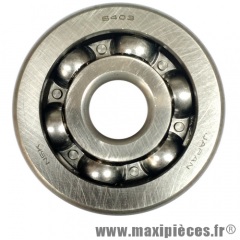 Roulement à bille 6403 cage acier NSK (diamètre 17mm (intérieur) x 62mm (extérieur) épaisseur 17mm) * Déstockage !