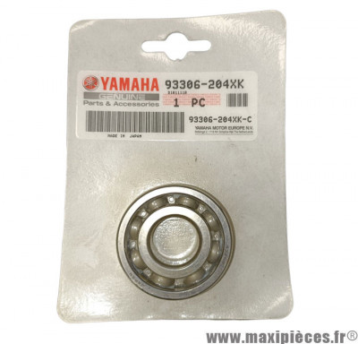 Roulement d'embiellage/vilebrequin Origine Yamaha x1 pour scooter bws aerox neos Mbk booster nitro ovetto, Peugeot ludix, 50 à boite derbi senda euro 2/3/4 et autres (20x47x14mm 6204) * Déstockage !