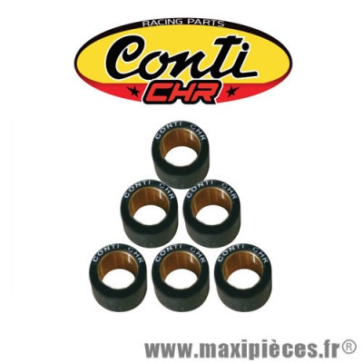 Galets Conti CHR noir 15x12 poids 6.6gr *Déstockage !