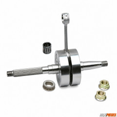 Embiellage/Vilebrequin Malossi MHR Big Bore AXE Ø 13mm bielle 85 course 44mm pour scooter Aprilia Derbi Gilera Piaggio Vespa AC/LC