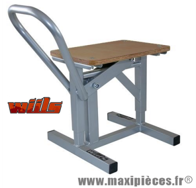 LEVE MOTO / TABOURET UNIVERSEL DE MARQUE WIILS CAPACITE MAX : 135 KG (à levier hauteur de 31cm à 41cm) *Déstockage !