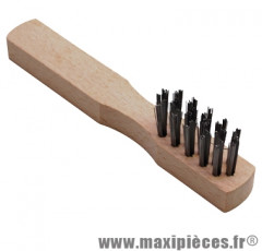 Brosse à bougie (manche en bois)