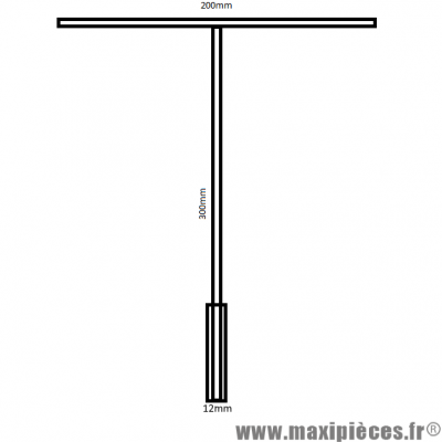 Clé longue en T'' de 12MM outillage/atelier *Déstockage !''