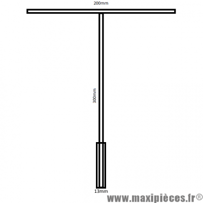 Clé longue en T'' de 13MM outillage/atelier *Déstockage !''