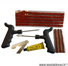 Kit réparation mèches pour pneu tubeless * Déstockage !