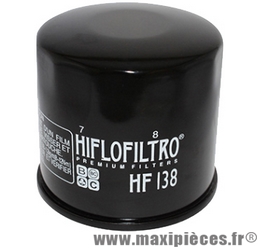 Filtre à huile Hiflofiltro HF138 pour Suzuki 600 GSX-R, 600 Bandit... *Déstockage !