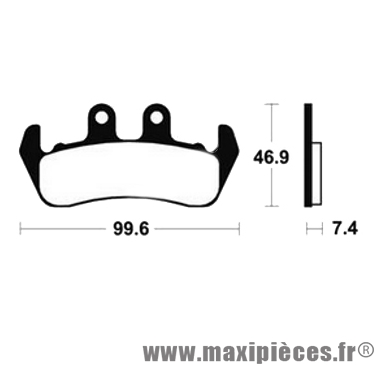 Plaquette de frein AP Racing pour Yamaha DT125Z tenere de 1990 à 1994 *Déstockage !