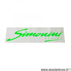 Autocollant Simonini vert (16x4.7cm) à l'unité *Déstockage !
