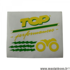 Autocollant top performances vintage (6x5cm) sticker moto scooter mécaboite tuning * Déstockage !