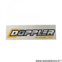 Autocollant / stickers DOPPLER blanc (10X3CM) * DÉSTOCKAGE !