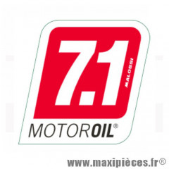 Maxi autocollant 7.1 Motor Oil de Malossi (39 x 45 cm) à l'unité *Prix discount !