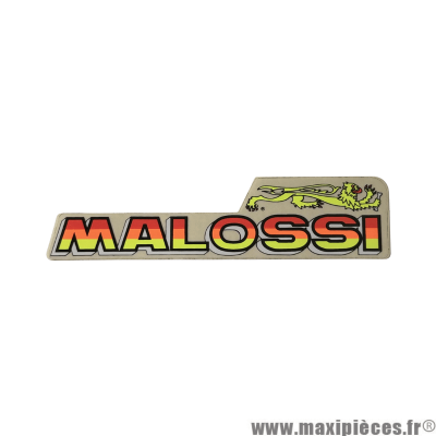 petit autocollant / stickers Malossi fluo (13x3cm) * Déstockage !
