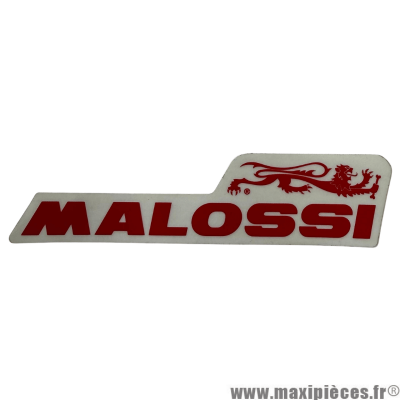 Autocollant / stickers Lion Malossi rouge (8.2x2cm) * Déstockage !